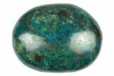 Polished Chrysocolla and Malachite Stone - Peru #250340-1